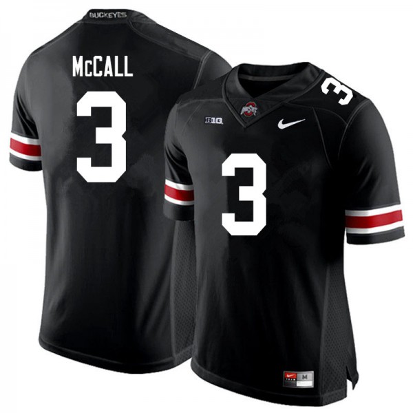 Ohio State Buckeyes #3 Demario McCall Men Stitch Jersey Black